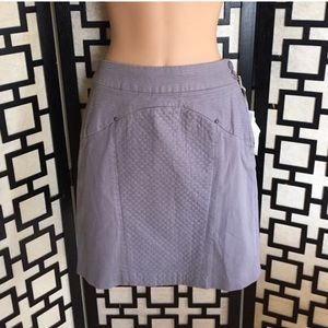 Anthropologie Leifsdottir Grey Skirt with Pockets!